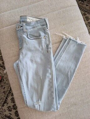 rag & bone Cate Mid-rise Ankle Skinny Jean Edgeview | Size 25